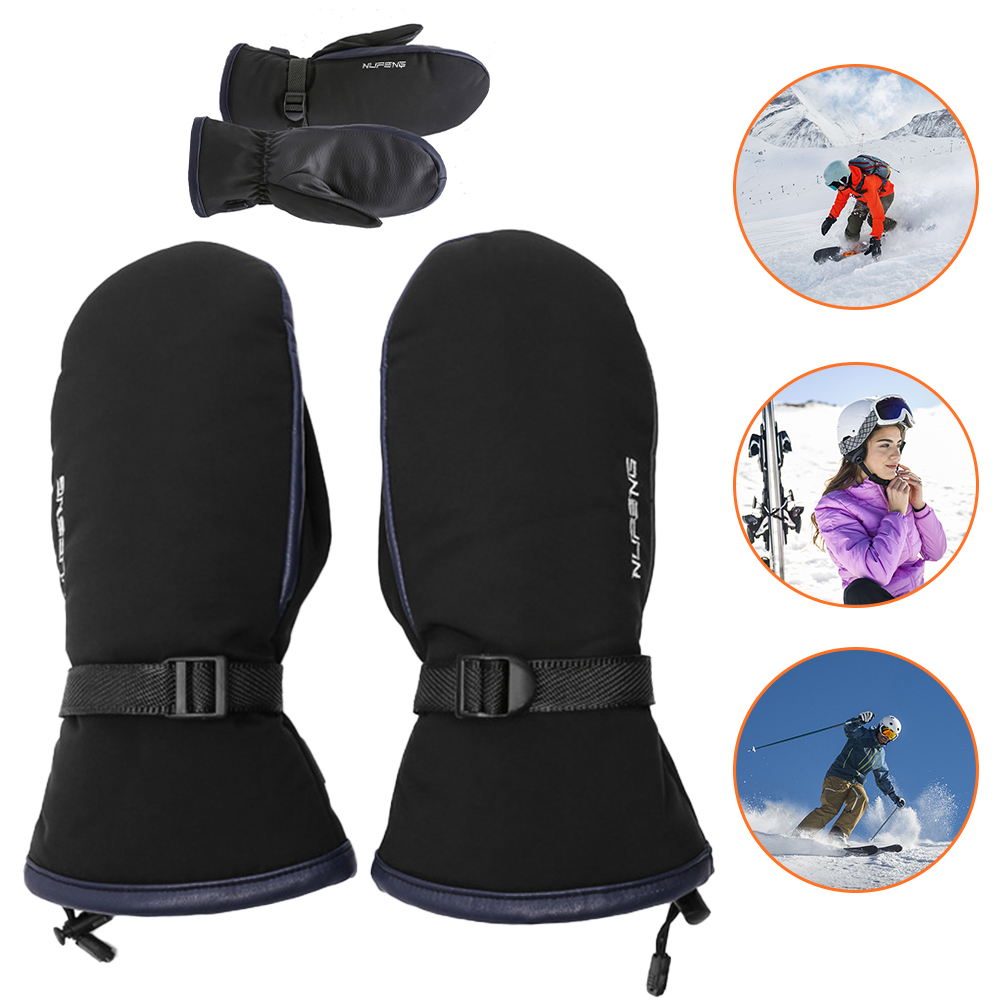 Heated Gloves Electric - 電気加熱ハンドウォーマーグローブ、USB充電、防水、3ギア温度、クライミング、ハイキング、サイクリングに適しています