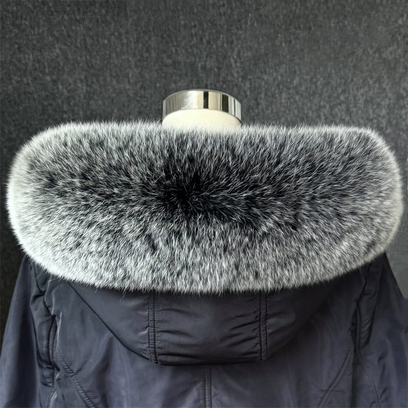 リアルキツネの毛皮の首輪女性ユニバーサル帽子ストリップダウン - Winter Clothing Pk のレビューと価格