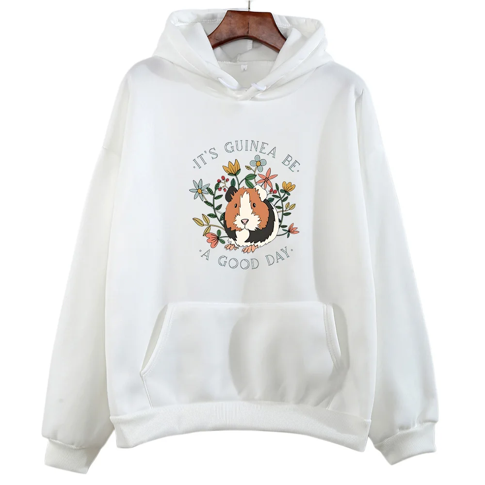 男性と女性のためのかわいいギニアピッググラフィックパーカー、 - Winter Clothing Drawing のレビューと価格