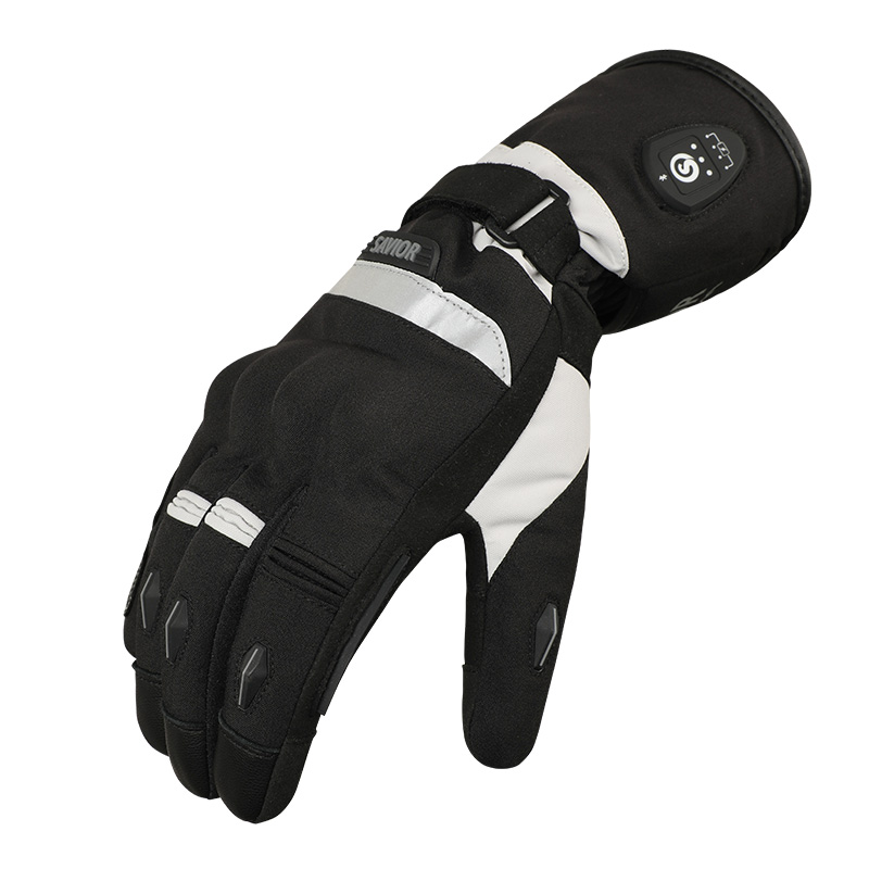電熱機能付きの冬用バイクグローブ。タッチスクリーン対応、充電 - Heated Gloves Electric のレビューと価格