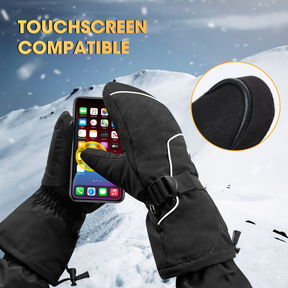 電気サーマルコットンヒーティンググローブ、防水ウィンターグロ - Heated Gloves Electric のレビューと価格