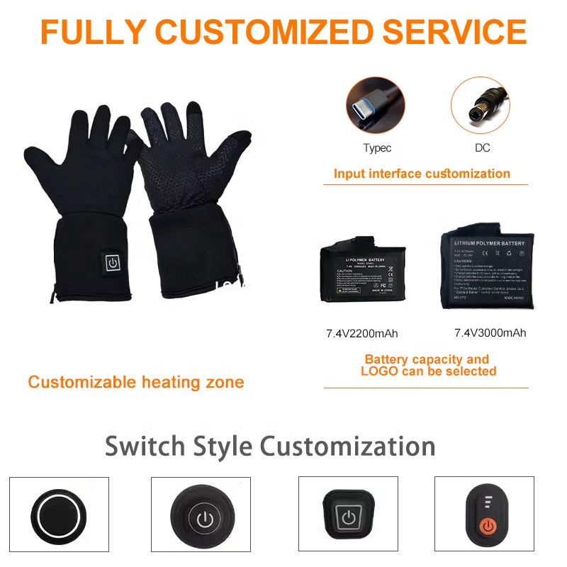 2026年工場卸売 冬用 防水 スキーグローブ ハンドウォー - Heated Gloves Electric のレビューと価格