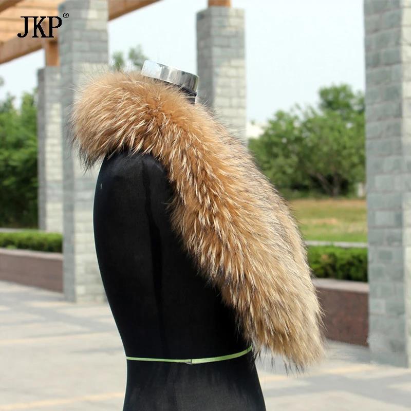 天然毛皮の襟、本物のアライグマの毛皮、フォックスの毛皮の襟、 - Winter Clothing Pk のレビューと価格