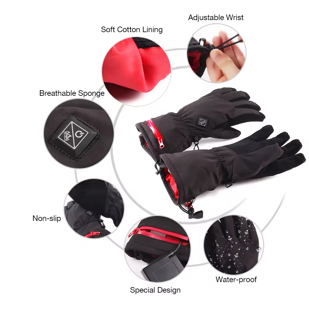 2026年製、カスタム仕様の電熱グローブ。冬用、防水、充電式 - Heated Gloves Electric のレビューと価格