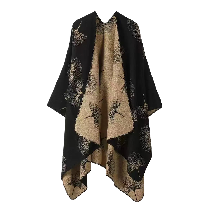 プリントニットショール女性用秋冬ファッションスカーフ模造マン - Winter Clothing Gift Ideas のレビューと価格