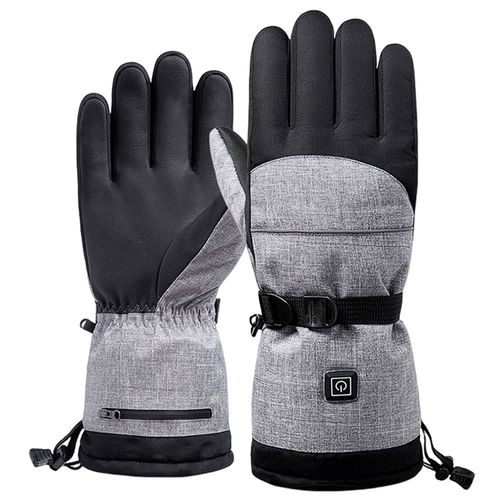 1 ペアハンドウォーマー熱電気ハイキングスキー加熱手袋 50 - Heated Gloves Electric のレビューと価格