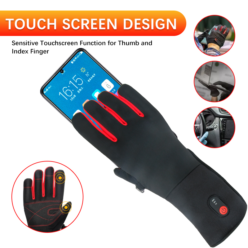 2026年型、充電式バッテリー内蔵のプロ仕様電熱グローブ。屋 - Heated Gloves Electric のレビューと価格