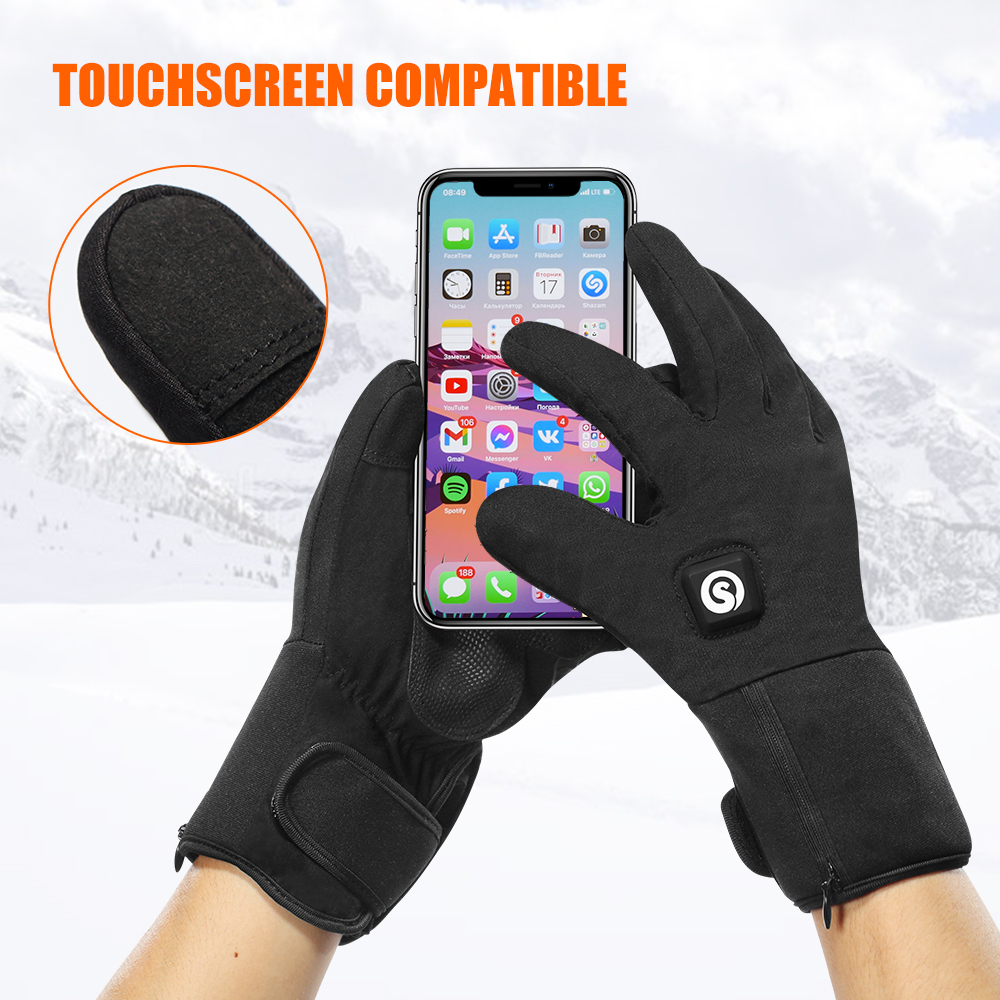 バッテリー,防水,ウォーマー,サーマルタッチディスプレイ,冬 - Heated Gloves Electric のレビューと価格