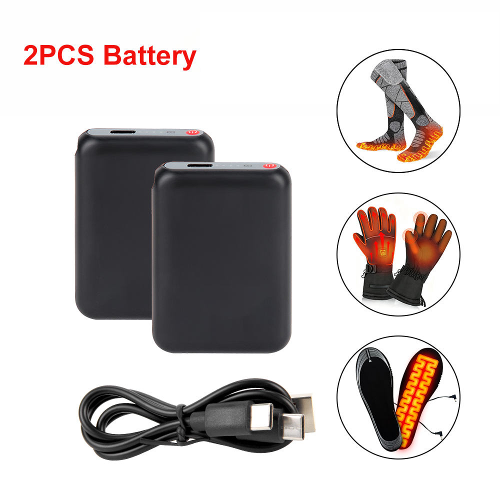 5V 6000mAh ヒートソックスバッテリー、暖かい手袋、 - Heated Gloves Electric のレビューと価格