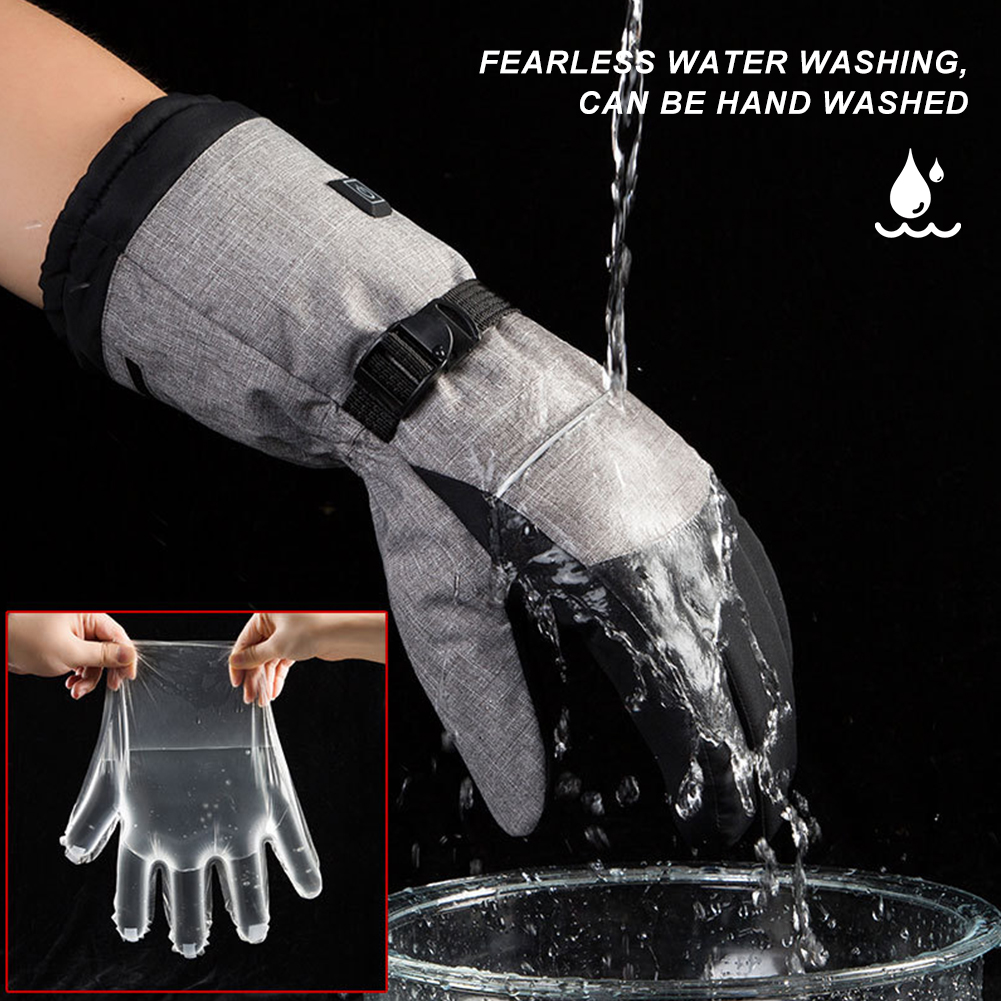 電熱手袋男性女性充電式 5000mAh バッテリーなしタッチ - Heated Gloves Electric のレビューと価格