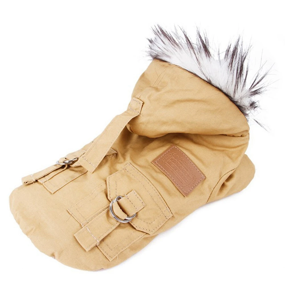 冬用厚手犬用ペットハイキングコート、フード付き、柔らかく快適 - Winter Clothing Hiking のレビューと価格